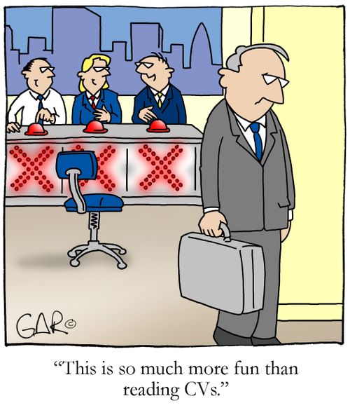 "This is so much more fun than reading CVs."