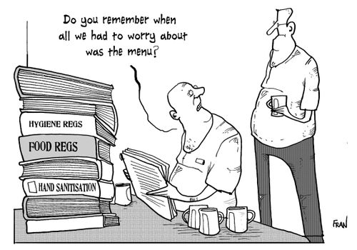 'Do you remember when all we had to worry about was the menu?'