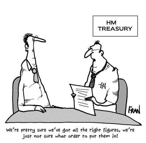'We're pretty sure we've got all the right figures, we're just not sure what order to put them in!'