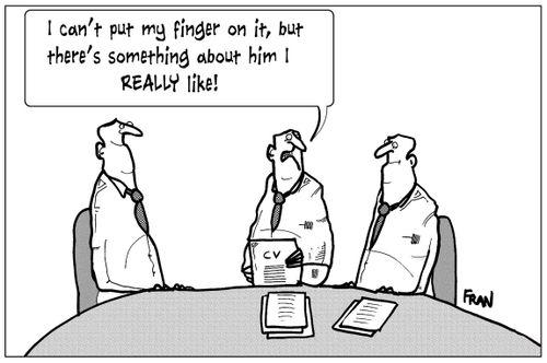 'I can't put my finger on it, but there's something about him I really like!'