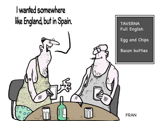 'I wanted somewhere like England, but in Spain.'