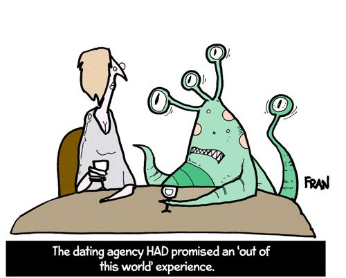 The dating agency had promised an 'out of this world' experience.