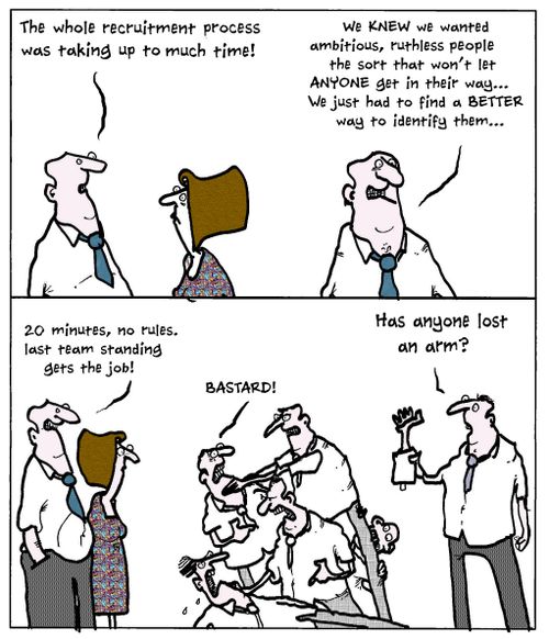 'The whole recruitment process was taking up to much time!'