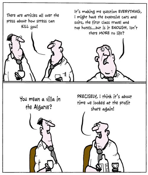 'There are articles all over the press about how stress can kill you!'