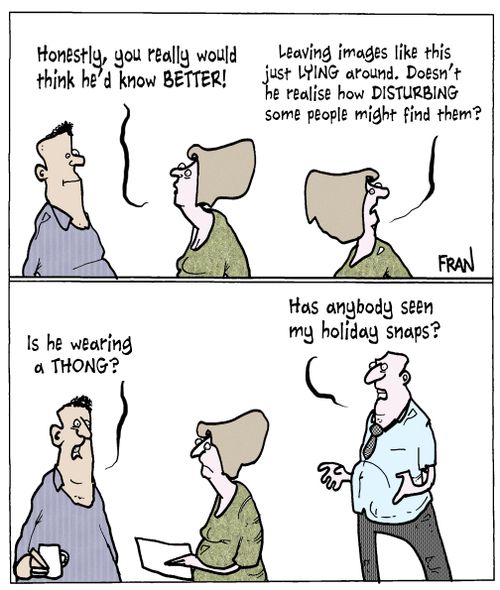 'Honestly, you really would think he'd know better!'