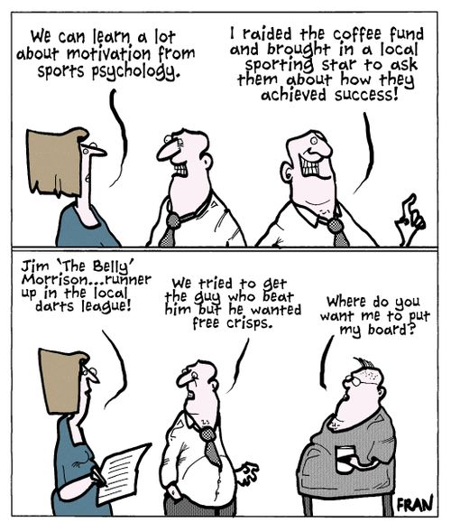 'We can learn a lot about motivation for sports psychology.'