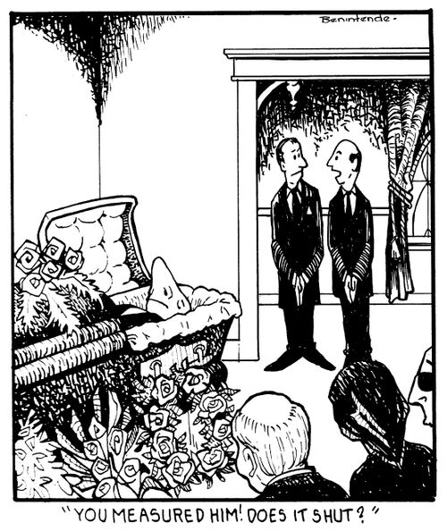 "You measured him! Does it shut?"