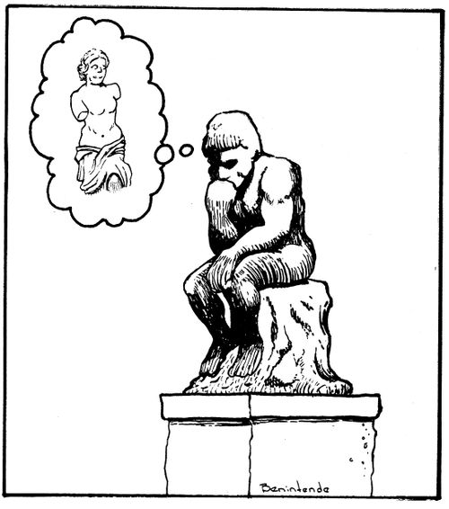 The Thinker Thinking of Aphrodite of Milos