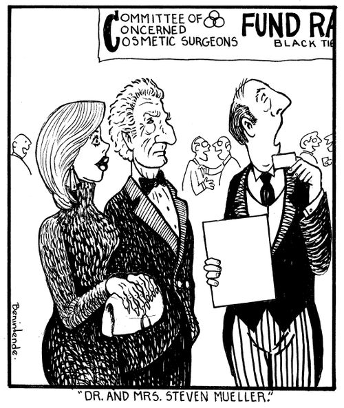 Dr. and Mrs. Steven Mueller.