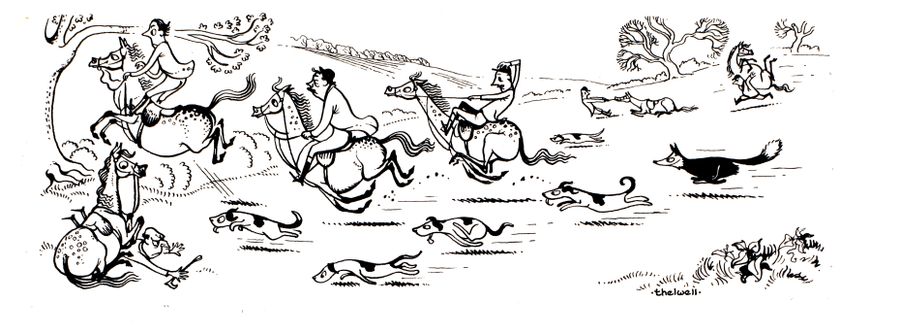 Fox Chasing the Hunt