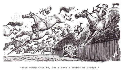 "Here comes Charlie, let's have a rubber bridge."