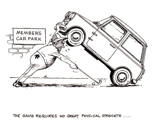 The game requires no great physical strength...