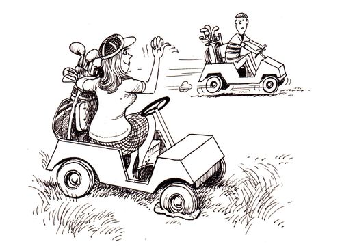 Golf Cart Punctures