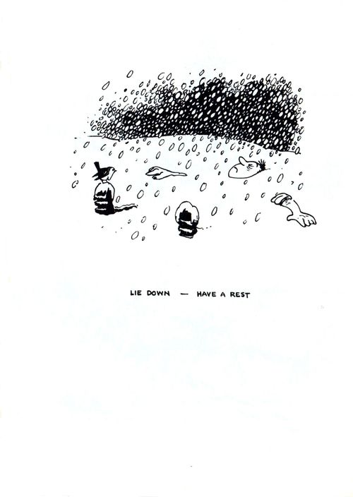 Lie down - have a rest.