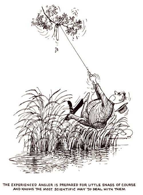 The experience angler is prepared for little snags of courses and knows the most scientific way to deal with them.