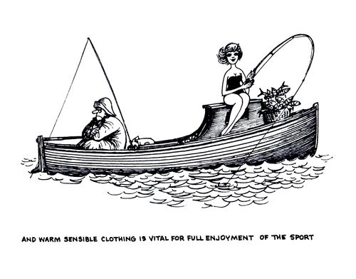 The Sea Angler: And warm sensible clothing is vital for full enjoyment of the sport.