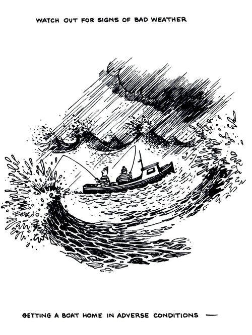 The Sea Angler: Watch out for signs of bad weather....getting a boat home in adverse conditions.