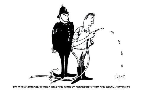 But it is an offence to use a hosepipe without permission from the local authority.