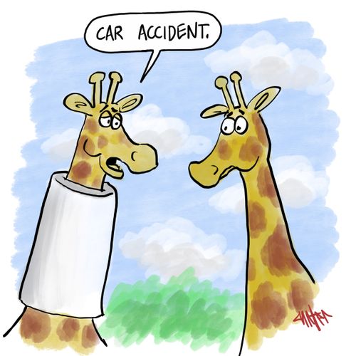 "Car accident."