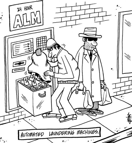 Automated Laundering Machines.