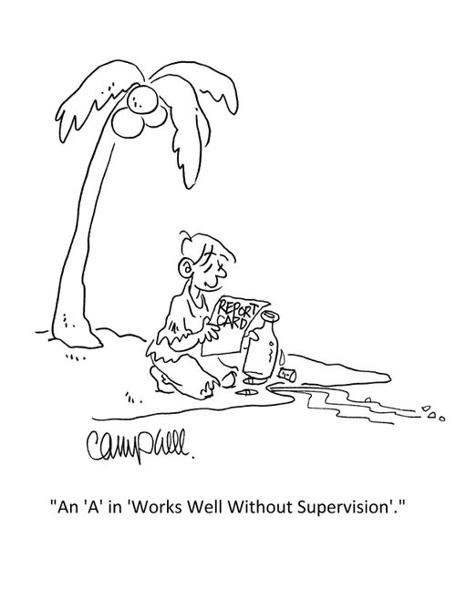 "An 'A' in 'Works Well Without Supervision'."