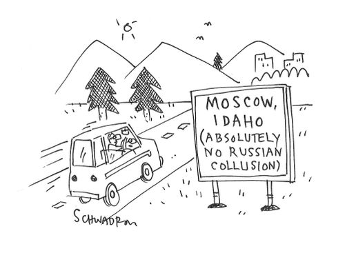 Moscow, Idaho (Absolutely No Russian Collusion)