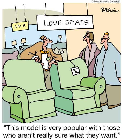 This model is very popular with those who aren't really sure what they want.
