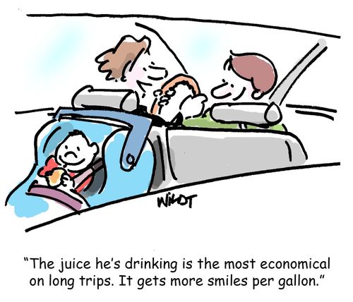 treat for child in car gets more smiles per gallon