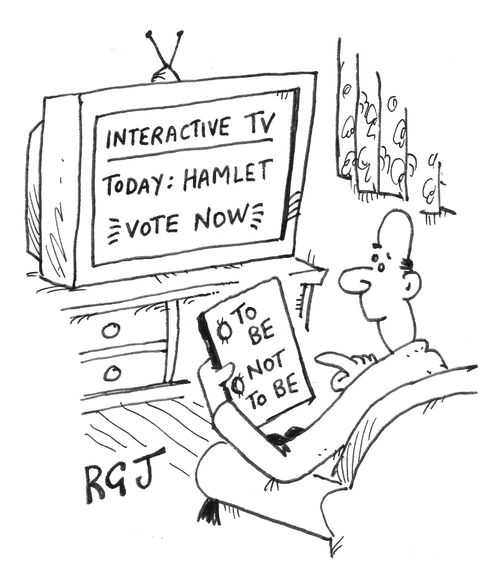 Hamlet on interactive TV.