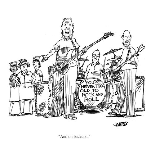 'And on backup...'