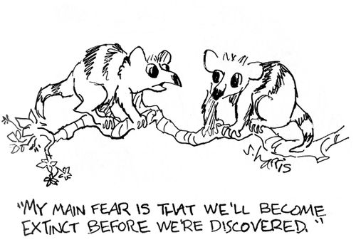 'My main fear is that we'll become extinct before we're discovered.'