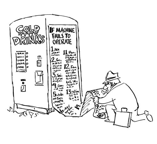 If machine fails to operate...