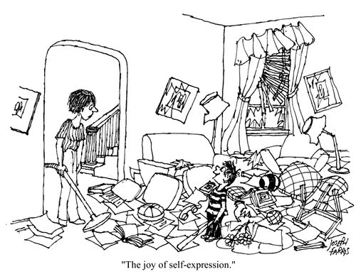 The joy of self-expression.