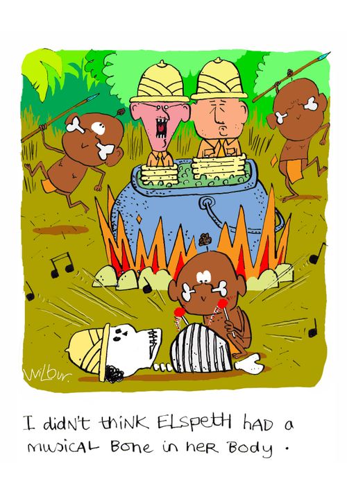 I didn't think Elspeth had a musical bone in her body.