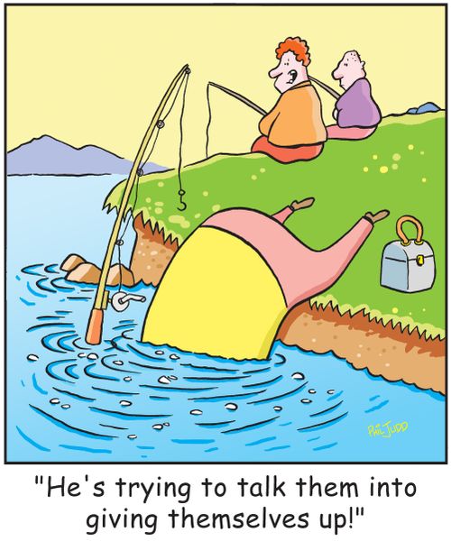 'He's trying to talk them into giving themselves up!'