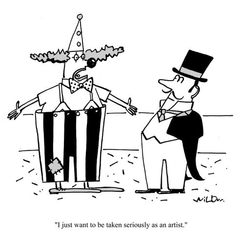 'I just want to be taken seriously as an artist.'