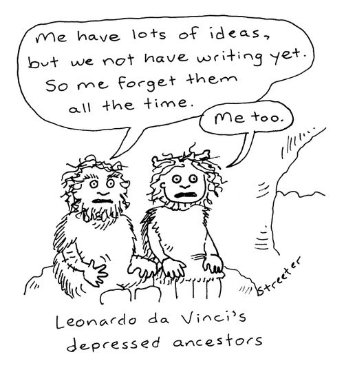 Leonardo da Vinci's depressed ancestors.