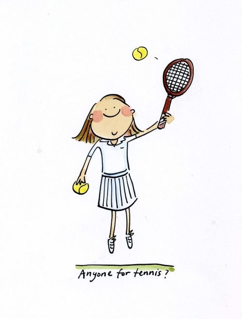 "Anyone for tennis?"