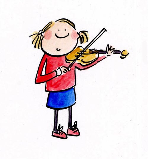 Violinist.
