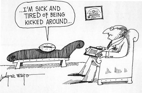 'I'm sick and tired of being kicked around.'