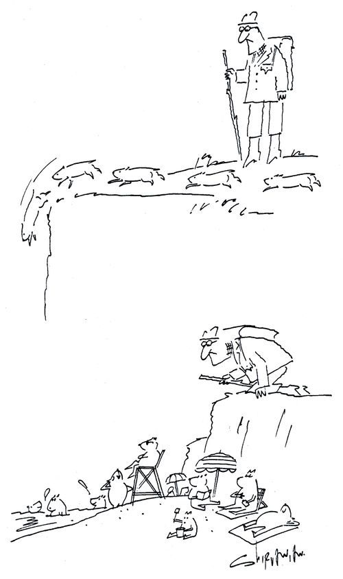 Hiker and the Rodents.