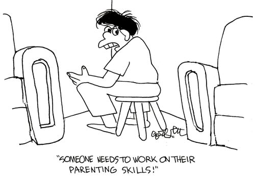 'Someone needs to work on their parenting skills!'