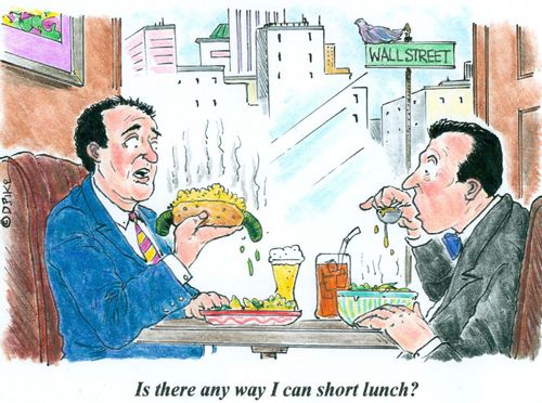 'Is there any way I can short lunch?'