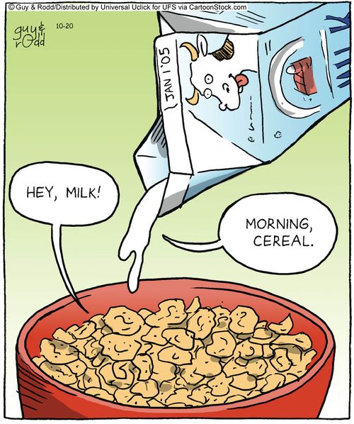 'Hey, milk!'