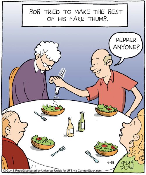'Pepper, anyone?'