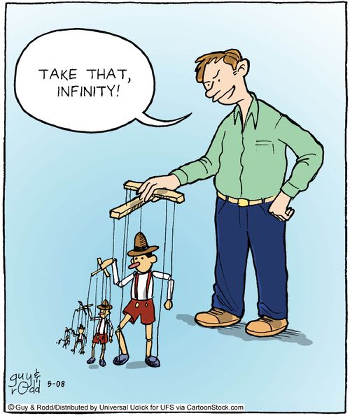 'Take that, infinity!'