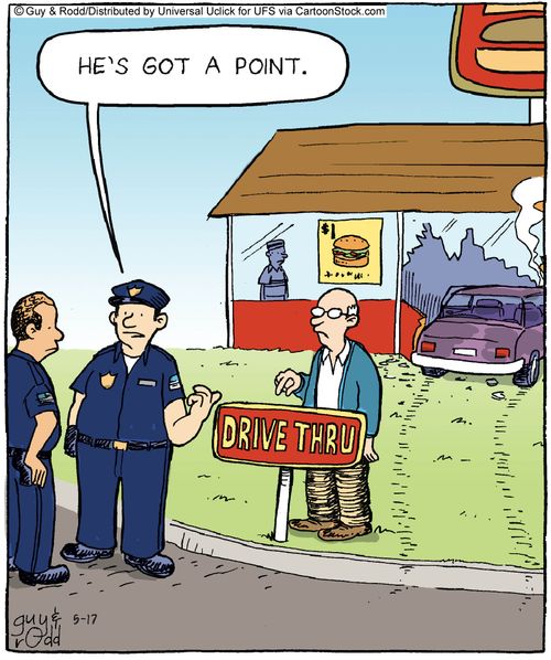 'He's got a point.'