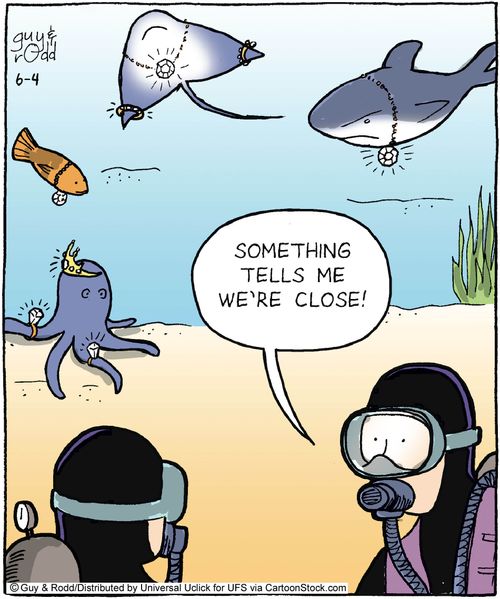 'Something tells me we're close!'