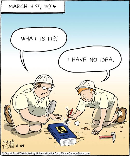 Archaeologists find a book.