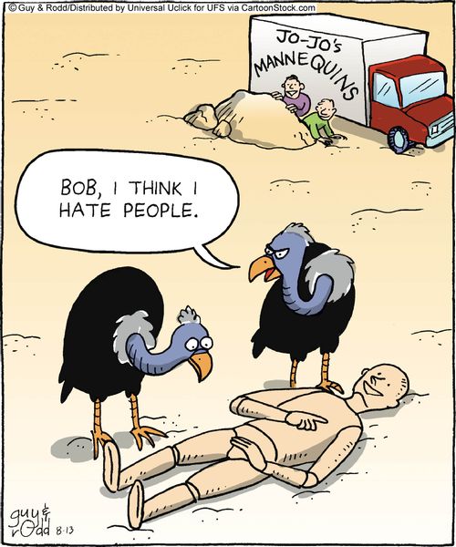'Bob, I think I hate people.'